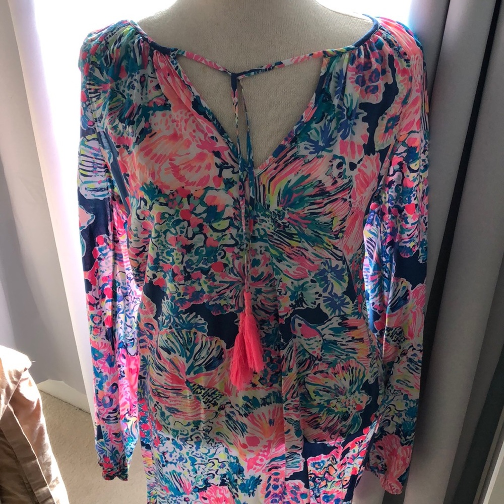 Lilly Pulitzer Willa Dress In Indigo Gypsea